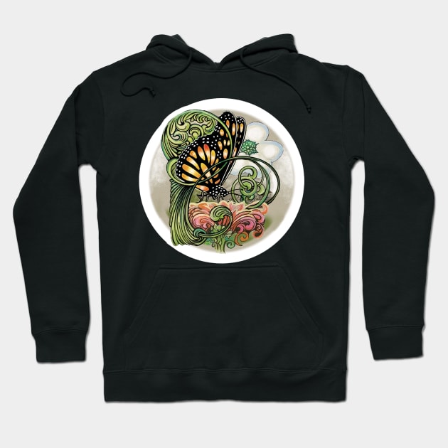 Pretty little swirly butterfly Hoodie by SunnyDaysNH